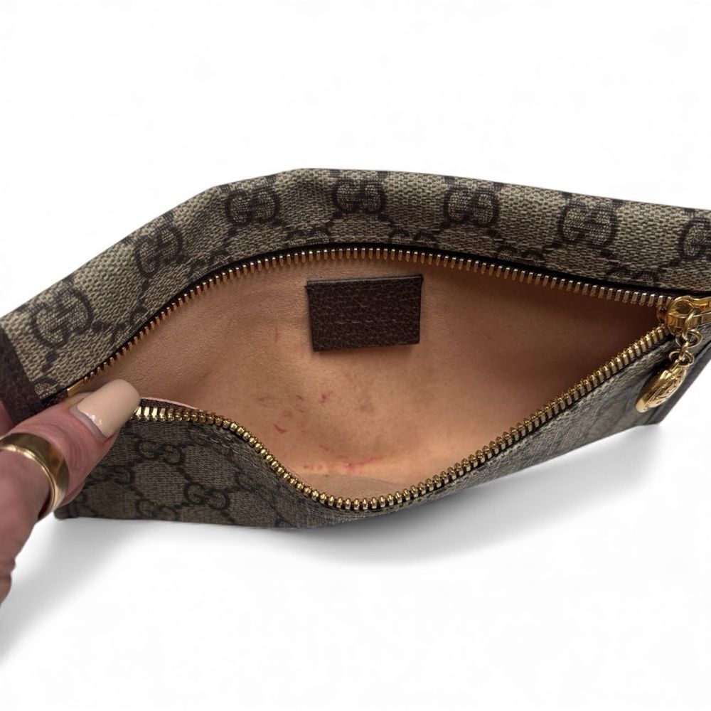 Gucci GG Supreme Monogram Large Rajah Chain Tote Beige - Picture 8 of 10